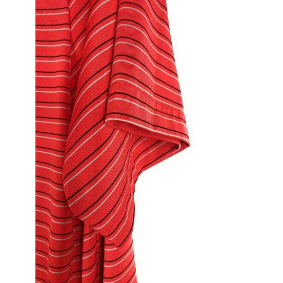 Roundtree & Yorke Men's 3XB Black White Strip Short Sleeve Polyester Shirt A67 - Picture 3 of 4